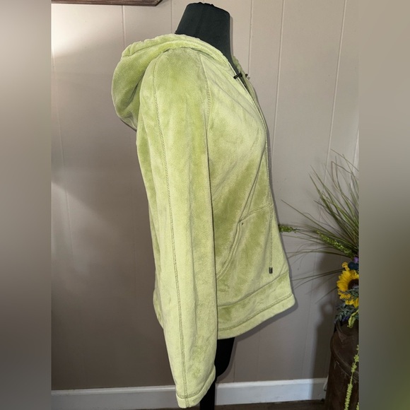 Kristen Blake • Green Thick Fleece Hooded Jacket - Picture 4 of 11